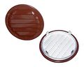3 Round Vent Tab Style Brown Pkg Of 4 