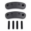 Httmt- Black Mirror Block Off Base Plates For 2011-2015 Ninja Zx-10r P N Mt222-018-bk-nologo