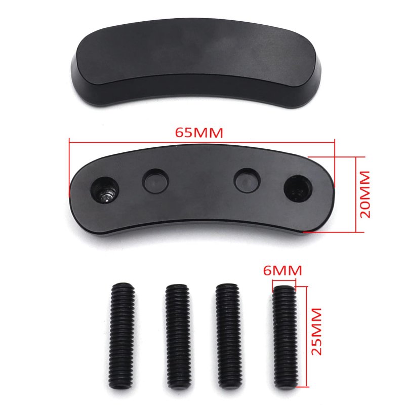Httmt- Black Mirror Block Off Base Plates For 2011-2015 Ninja Zx-10r P N Mt222-018-bk-nologo