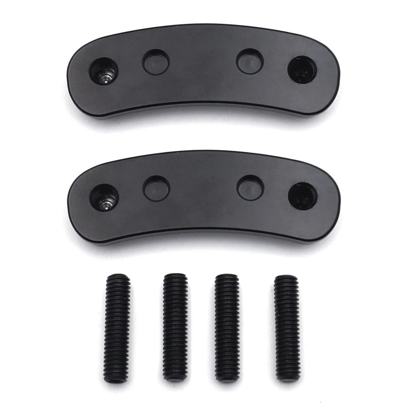 Httmt- Black Mirror Block Off Base Plates For 2011-2015 Ninja Zx-10r P N Mt222-018-bk-nologo