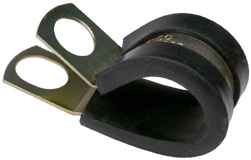 7514pt Rubber Insulated Clamps 1 4 Id 5 8 Zinc Plated Steel With 3 In Mounting Hole Neoprene Cushion 15 Per Package