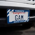 Toronto Maple Leafs Jersey License Plate Tag Frame