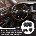 Driver Side Window Lock And Mirror Switch For 2007 2013 Chevy Suburban 1500 2500 Replaces 25789692 22883768 15804093