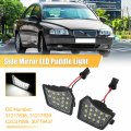 X Autohaux 1 Pair Side Mirror Puddle Light Led Lamp Left And Right White Fit For Jaguar Xe Range 2015 Xf 2009-2015