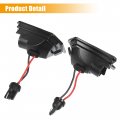 X Autohaux 1 Pair Side Mirror Puddle Light Led Lamp Left And Right White Fit For Jaguar Xe Range 2015 Xf 2009-2015