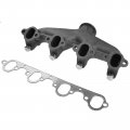 A-premium Left And Right Exhaust Manifolds With Gaskets Kit Compatible Ford C600 C700 1980-1986 F600 F700 1980-1991 6 1l 7 0l