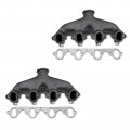 A-premium Left And Right Exhaust Manifolds With Gaskets Kit Compatible Ford C600 C700 1980-1986 F600 F700 1980-1991 6 1l 7 0l 
