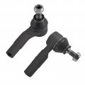 Front Outer Tie Rod End Links 2pc Set For 1999 To 2005 Volkswagen Jetta Golf Zes3525 Zes3524 Greaseable Steering Replacement 