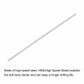 Uxcell Hss High Speed Steel Extra Long Twist Drill Bits 2 5mm Diameter 160mm Length For Hardened Metal Woodwork Plastic