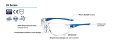 Ge103caf Safety Glasses 12 Pack Clear Anti Fog And Scratch Lens Ansi Z87 1 En 166 99 9 Percent Uv Protection Blue Frame One