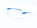 Ge103caf Safety Glasses 12 Pack Clear Anti Fog And Scratch Lens Ansi Z87 1 En 166 99 9 Percent Uv Protection Blue Frame One