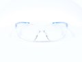 Ge103caf Safety Glasses 12 Pack Clear Anti Fog And Scratch Lens Ansi Z87 1 En 166 99 9 Percent Uv Protection Blue Frame One