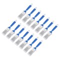 14pcs 1 5 Paint Brushes 8 9 Long Angle Brush Pet Synthetic Bristle With Wood Handle No Chip Paintbrush Painting Tool For Latex 