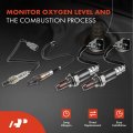 A-premium O2 Oxygen Sensor Compatible With Toyota Tundra 2018-2021 5 7l Sequoia 4-pc Set Replace 8946753060 894670c070