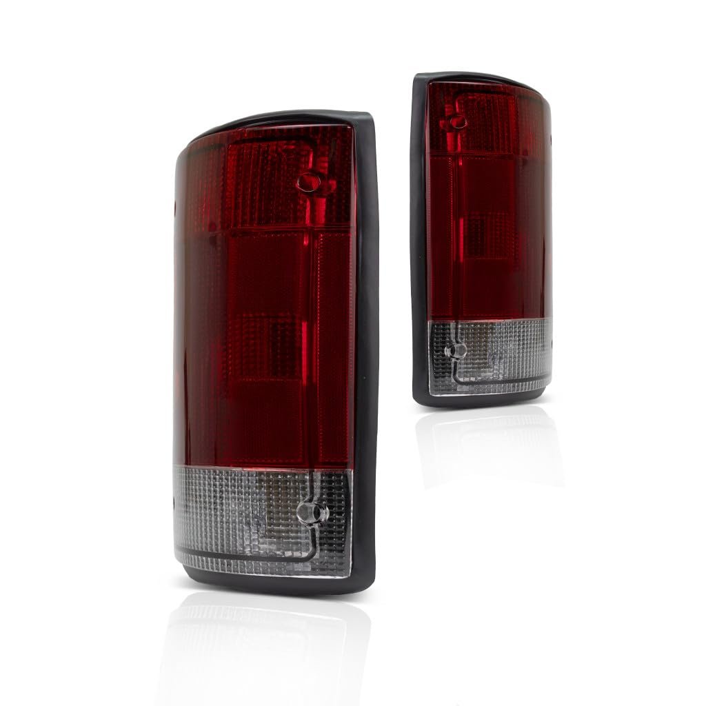 Tail Light Assembly Pair For 2004 To 2014 Ford E 150 Driver And Passenger Side With Bulbs Dot Certified Fo2800190 Fo2801190