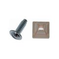 License Plate Fasteners Metal And Nylon Material Natural 1 4 Inches By 3 Size With Nut 