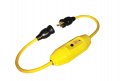 Tower Manufacturing 30396003-08 Manual-reset 20 Amp Inline Gfci Cord 3 Feet Yellow 