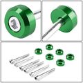 Honda Civic Acura Integra 6pcs Rear Lower Control Arm Dress-up Washer Bolts Green