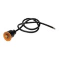 Light Socket Repair Pigtail Male Connector 1 Wire Replacement 88861063 Alx-pau-si-s-60-cla1 Standard Black Plastic 