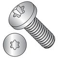 18-8 Stainless Steel Pan Head Machine Screw Meets Iso 7045 T20 Star Drive M4-0 7 Thread Size 50 Mm Length Fully Threaded Import 