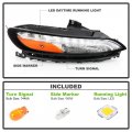 Acanii For 2014-2018 Jeep Cherokee Oe Style Led Drl Running Lights Parking Market Signal Lamps Assembly Passenger Side