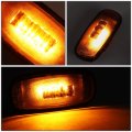 Auto Dynasty 4pcs Trailer Dually Bed Fender Led Side Marker Light Lamp Compatible With Dodge Ram Truck 2500 3500 03-09 Smoked