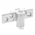 1 2in Stainless Steel Oarlock Socket Mirror Polish Finish Side Mount Rowlock For Salt Water