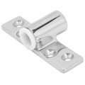 1 2in Stainless Steel Oarlock Socket Mirror Polish Finish Side Mount Rowlock For Salt Water