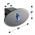 Broward College Secondary Logo Oval Tow Hitch Cover Trailer Plug Insert 2