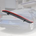 X Autohaux 2pcs Bumper Reflector Sticker Ford For Mustang 2015 2016 2017 Fr3z15a448a Fr3z15a449a Red