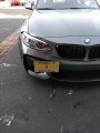 Front Bumper Tow Hook License Plate Mount Bracket For Bmw F87 M2 2016-2019 Holder Set W Unique Screw Bolts Black Caps Tag