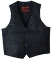 Hot Leathers Heavy Weight Cowhide Motorcycle Leather Vest Black Xxxx-large 
