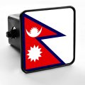 Trailer Hitch Cover Flag Of Nepal Nepalese 