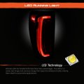 Driver Side Led Tail Light For 2019 2024 Gmc Sierra 1500 2500 Factory Model Only Red Clear Lens Black Housing Replacement