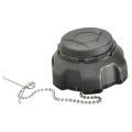 51049-0716 Fuel Cap Assembly With In Tank Tether For Fj180v Evap Engine Tanks Stainless Steel Black 