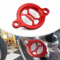 Jfg Racing Motorcycle Billet Oil Filter Cover Cap Trim Cnc Aluminum Compatible To Crf450r 2017-2021450rx Crf 450r Crf 450rx 