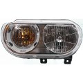 Dodge Challenger Headlight Assembly 2008 2014 Driver Side With Bulbs Replaces 5028779aa And Ch2518137 Halogen Clear Lens 