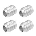 Car Auto 10an Male Weld On Fitting Bung Hose Adapter Fuel Oil Aluminum Alloy Silver Tone Pack Of 4 