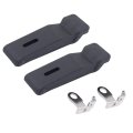 Rubber Draw Latch Over-center Boat For Door Handle Cooler Cargo Box Front Storage Rack Compartment Pack Of 2 