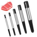 A 5 Pieces Screw Extractor Stud Bolt Break With Storage Box For Damaged Studs