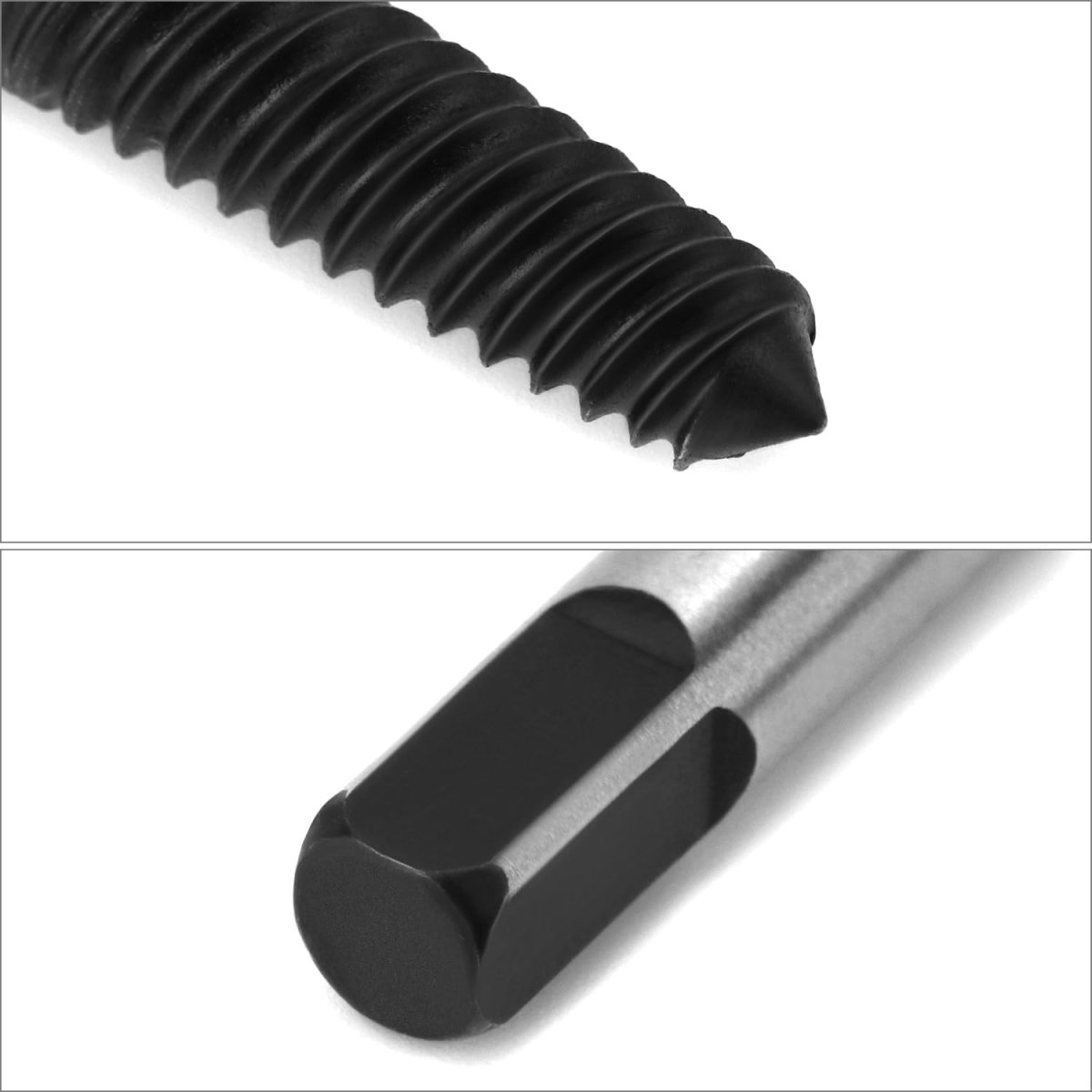 A 5 Pieces Screw Extractor Stud Bolt Break With Storage Box For Damaged Studs