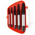 A 5 Pieces Screw Extractor Stud Bolt Break With Storage Box For Damaged Studs 