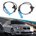 Uxcell 2pcs Front Left Right Abs Wheel Speed Sensor For Bmw 5i 2 5l 2001-2003 528i 2 8l 1999-2000 No 34526756375