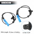 Uxcell 2pcs Front Left Right Abs Wheel Speed Sensor For Bmw 5i 2 5l 2001-2003 528i 2 8l 1999-2000 No 34526756375