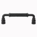 Gliderite Hardware 3132-mb Twisted Steel Dresser Drawer Pull 5 Matte Black 10 
