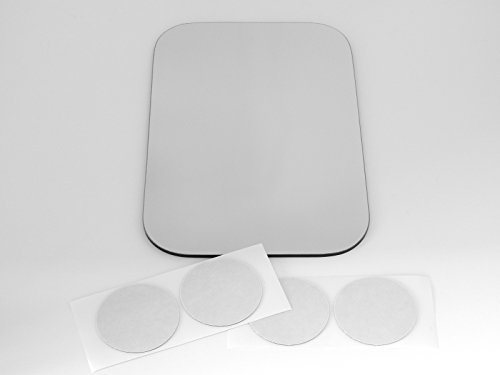 Right Or Left Mirror Glass Lens With Adhesive For 92-06 Hummer H1 Flat Door Mount Replacement Bap-2732