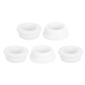 5pcs Rubber Grommets 36mm Drill Hole 26mm Id Top Hat Grommet White Silicone Plug Gasket For Wiring Automotive 