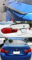 Cuztom Tuning Fits For 2014-2020 Bmw F36 Series Gran Coupe 4 Door Carbon Fiber Performance Style Trunk Lid Spoiler Wing