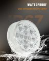 4 Pack 2 5in Round Led Marker Lights Amber Clear Lens Waterproof Trailer Tail For Truck Rv Bus Van And Heavy Duty Vehicle 12v