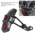 Motorcycle Fender Mud Flap Guard Rear Wheel Mudguard Carbon Fibre Style Splash Universal Motorbike Refitting